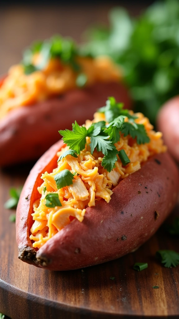 Batata-Doce com Frango