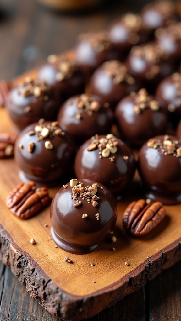 Bolinhas de Chocolate com Bourbon
