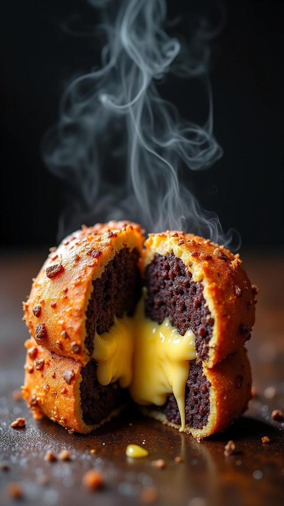 Bolinho de Feijão com Provolone