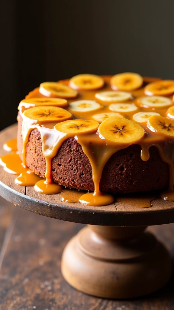 Bolo de Banana Caramelada