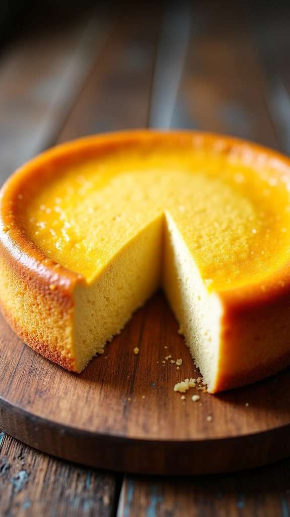 Bolo de Fubá Cremoso