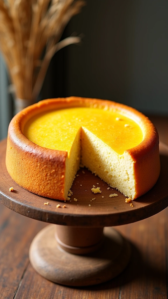 Bolo de Fubá Cremoso