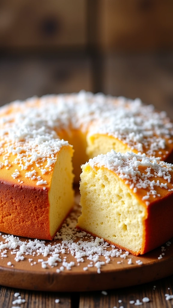 Bolo de Leite Quente Fofinho
