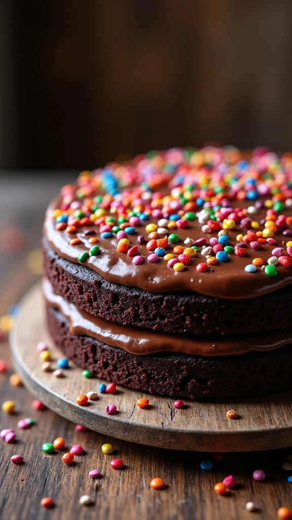 Bolo Depressão de Chocolate