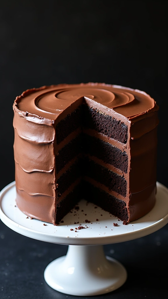 Bolo Doberge de Chocolate