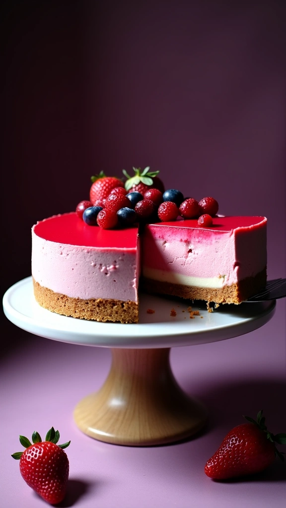 Cheesecake de Frutas Vermelhas