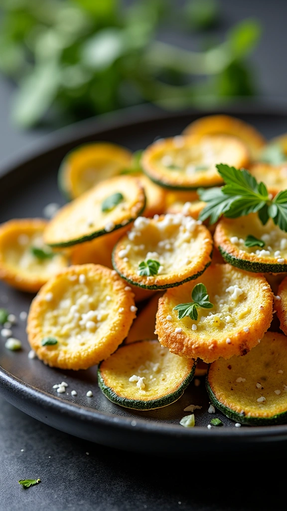 Chips de Abobrinha Supercrocantes
