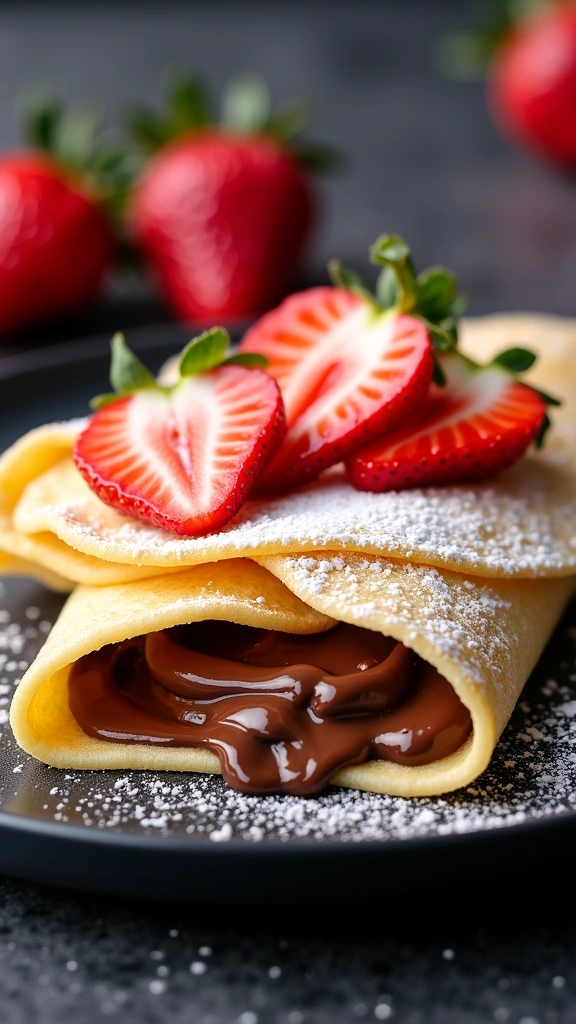 Crepe de Nutella & Morango