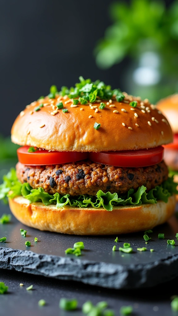 Hambúrguer de lentilha: uma opção vegetariana deliciosa
