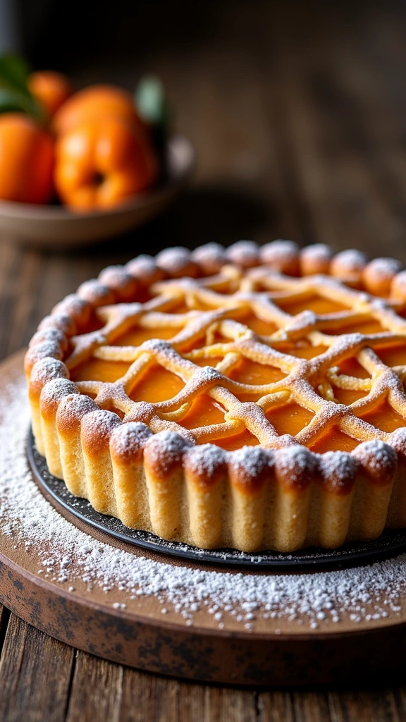 Linzer Torte de Damasco