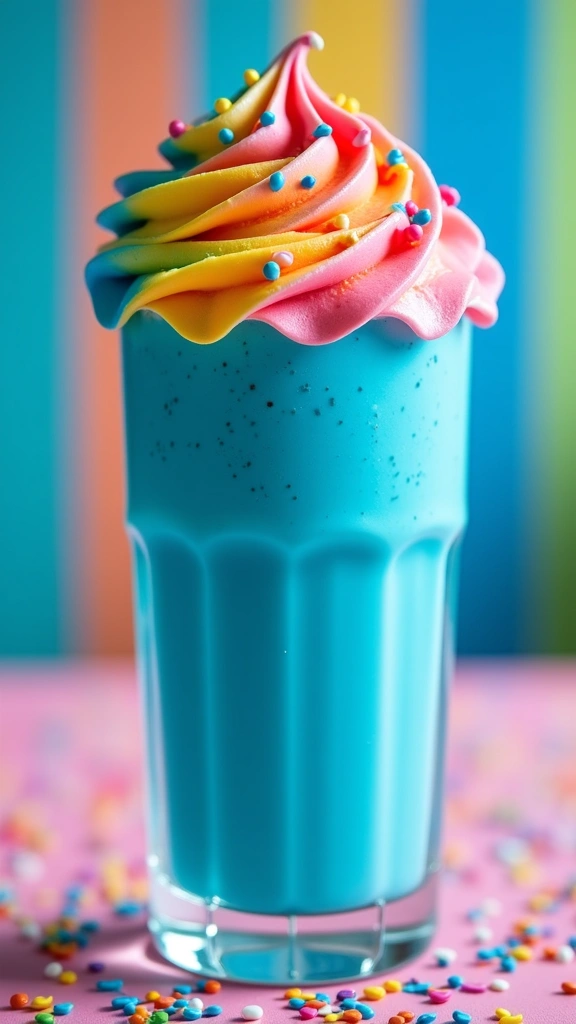 Milkshake Azul Mágico