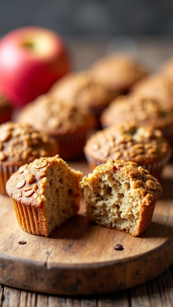 Muffins Mágicos de Aveia e Maçã