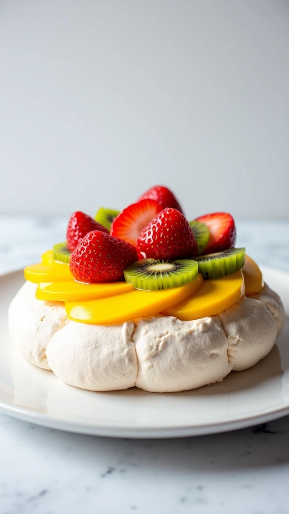Pavlova com Frutas