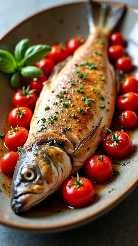 Peixe Assado com Ervas