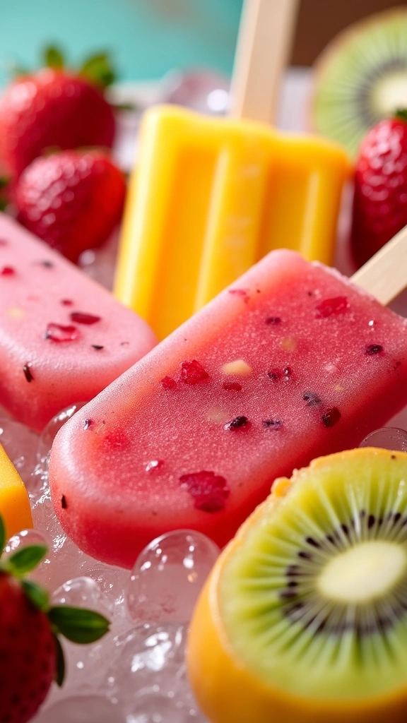 Picolé de Fruta Caseiro