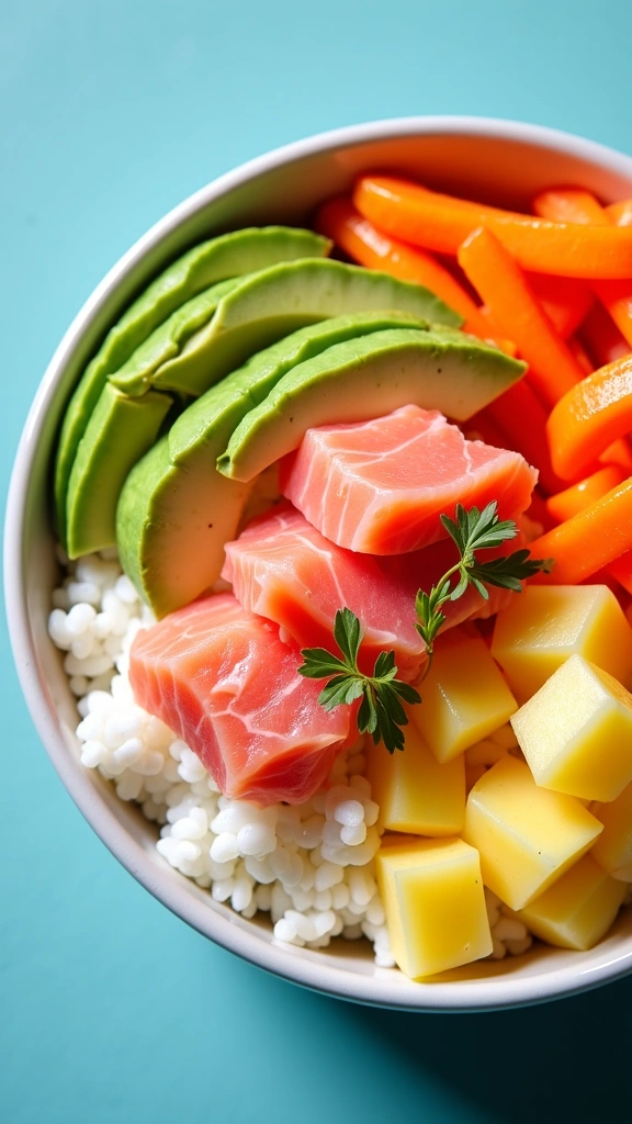 Poke Bowl de Salmão Fácil