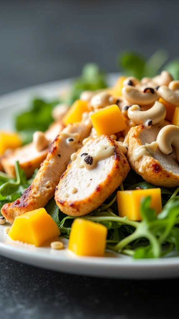 Salada de Manga e Frango