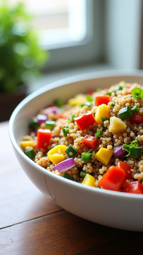 Salada de Quinoa com Legumes