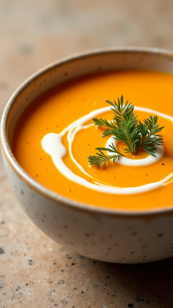 Sopa de Cenoura e Laranja
