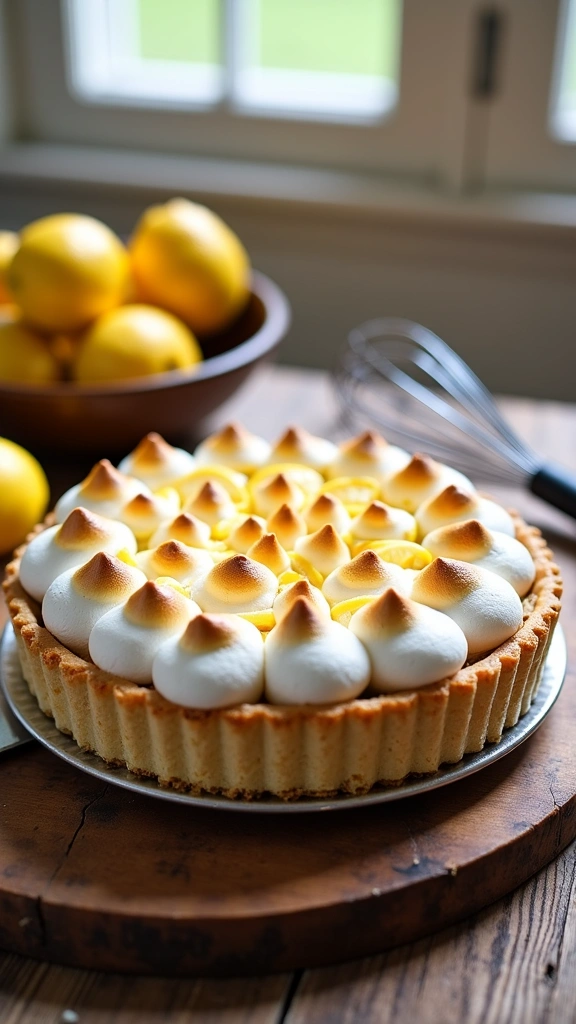 Torta de Limão com Merengue