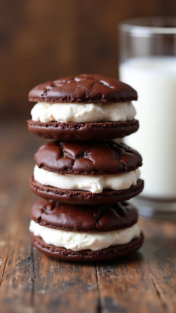 Whoopie Pie de Chocolate
